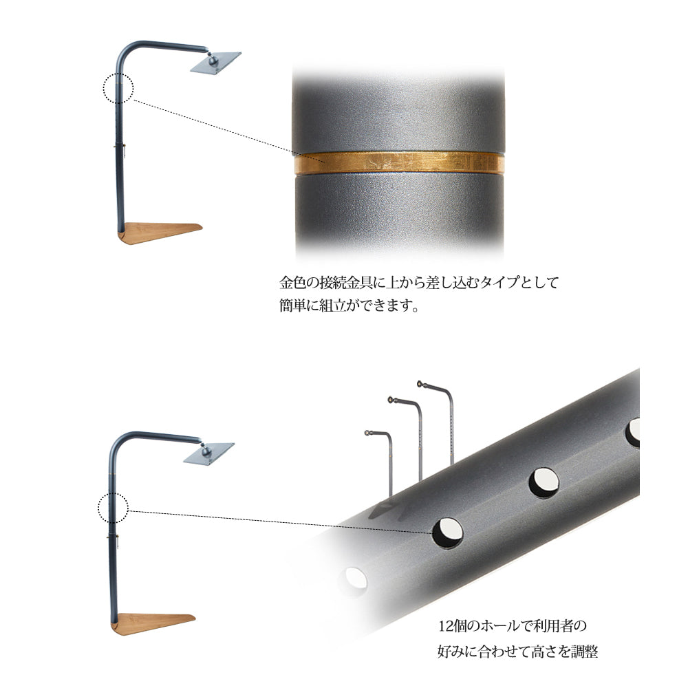 圧力調節機能付きヒンジ搭載！最大重量700gまで装着できるスマートスタンド「PADMOUNTスタンド」