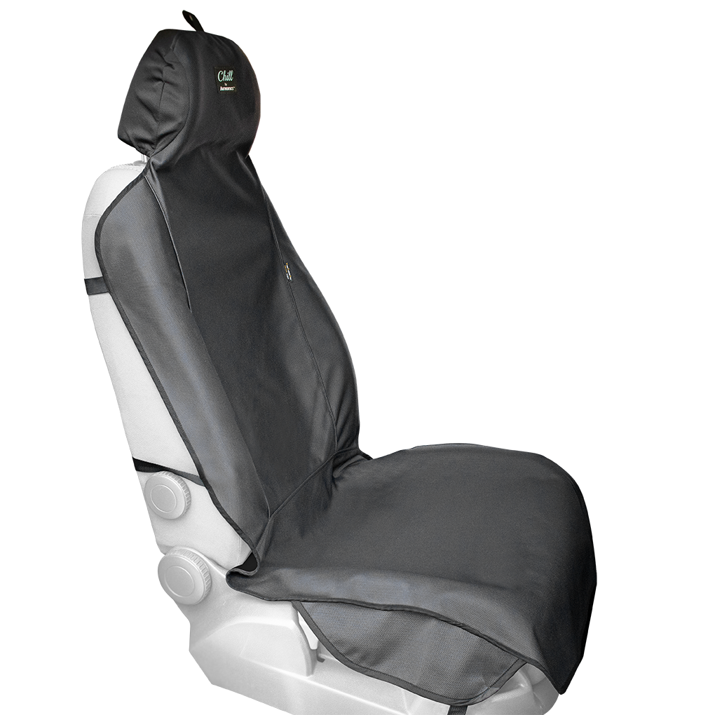 【濡れない・ムレない・ズレない】肌触り良く座り心地も良い抗菌３層防水カーシートカバー  3Dフロントシート用1枚