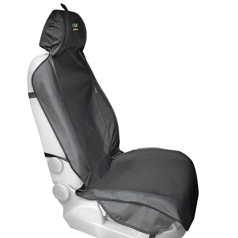【濡れない・ムレない・ズレない】肌触り良く座り心地も良い抗菌３層防水カーシートカバー  3Dフロントシート用1枚