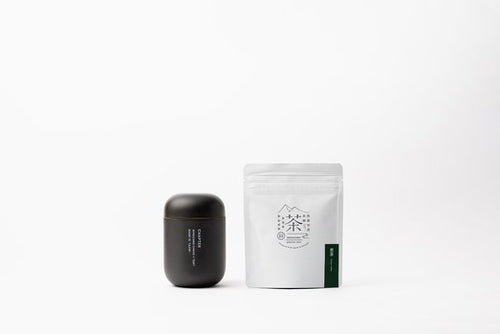 「CHAPTER（チャプター）」マットブラック＋煎茶ティーバッグ（3g×8個入）