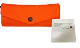 オレンジ　Mサイズ　抗ウイルス機能付きマスクホルダー付撥水マスクケース