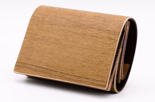 OLIVIER ミニ財布（カラー：ブラウン＆チーク）