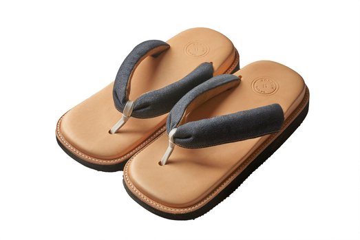 サン駄（江戸前sandal） インディゴデニム Ｓ（２５-２５．５cm）