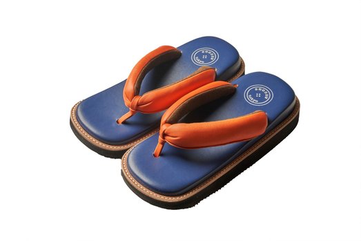 サン駄（江戸前sandal） オレンジアラゴン ２Ｓ（２４-２４．５cm）