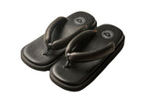 サン駄（江戸前sandal） クロ Ｓ（２５-２５．５cm）