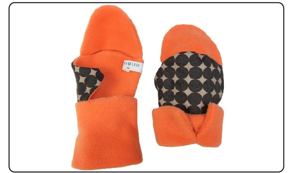 しっかり持てる「Moてぶくろ」オレンジブラウンＬサイズ