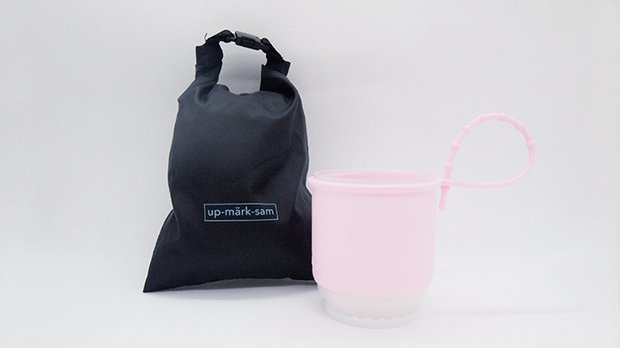 折りたたみ傘カバーtakenoco mini（ピンク）／防水収納ケース付き
