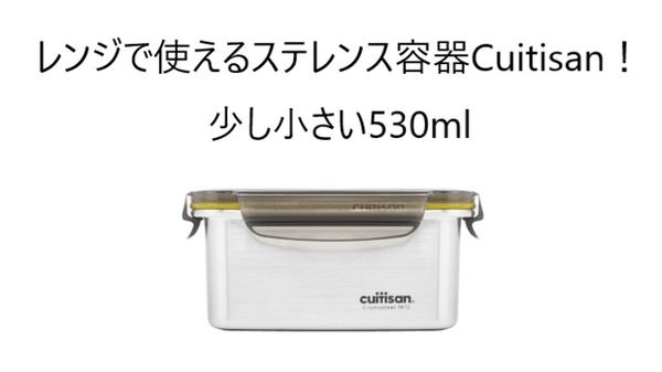 魔法のステンレス。レンジで使えるステンレス容器！ No.4 容量530ml