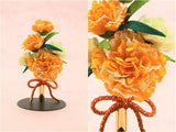 日本の造花職人が作る母の日の縮緬カーネイション 黄