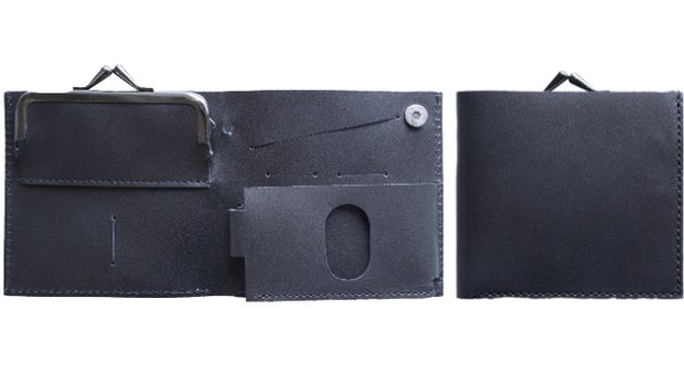 「FINALE」ブラック／超薄1cmに全部IN。発明家が生んだ人生最後の財布