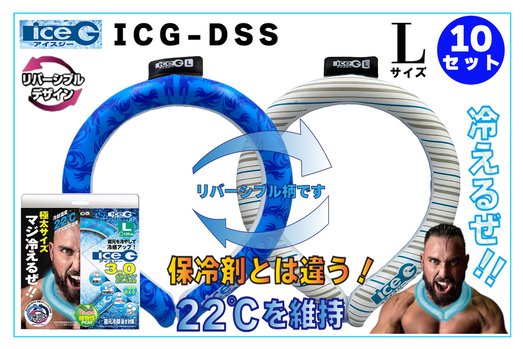 【10本セット】ICG-DSS-L アイスジー Lサイズ リバーシブルデザイン