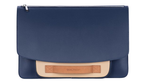 【タイムセール4,980円→3,980円】QUALPACK SATCHEL POUCH Sサイズ ネイビー