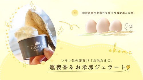 新商品！『燻製香るお米卵ジェラート』×10個セット！