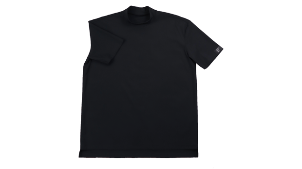 モックネック　Lサイズ　15番ブラック　無敵wear