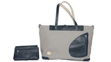 カバンと財布が一つになる新感覚トートバッグ「DUOトート」グレー