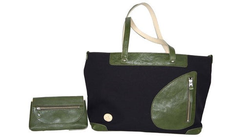 カバンと財布が一つになる新感覚トートバッグ「DUOトート」ブラック