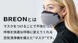BREON 空気清浄機という名のマスク　呼吸が楽にできるプレミアムマスク