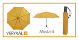 らくらくワンタッチ折りたたみ傘『VERYKAL8』Mustard