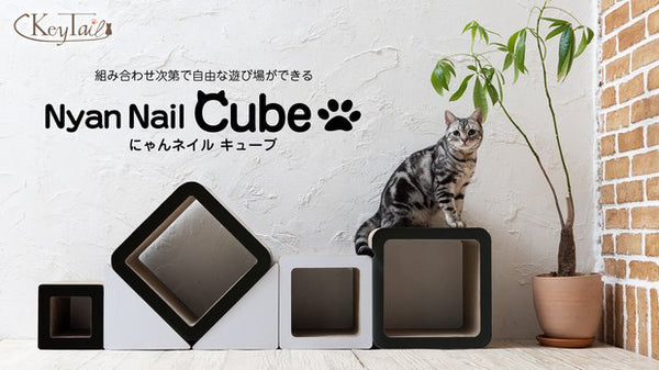 猫 つめとぎ にゃんネイル キューブ ベース＆トライアングル – Makuake