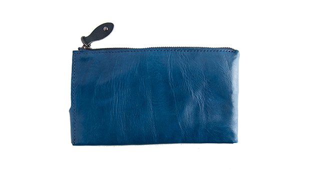 極短長財布（ブルー）　1個