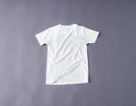★WHITE-XS★最高級の素材にファクトリーの技術の粋を集めたTシャツ「EIJI（エイジ）」
