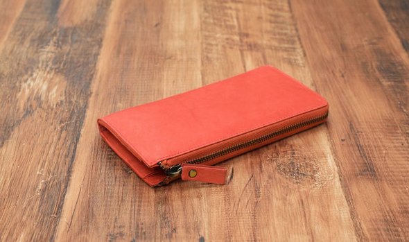 財布の中を整理整頓。使いやすく、育てる財布【TIDY / RED】