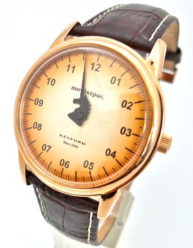 創業１１０年の時計メーカー国産自動巻き1針時計　KEYFORD　一角獣モノケロス