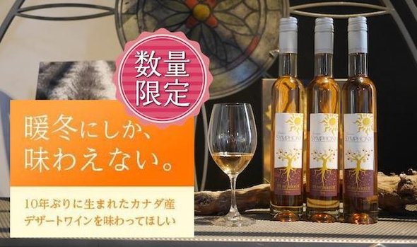 10年ぶりに生まれたカナダ産デザートワイン ３本セット
