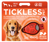 【オレンジ】TICKLESS (チックレス) ～ダニ&ノミから愛犬・愛猫を安全に守ろう ～