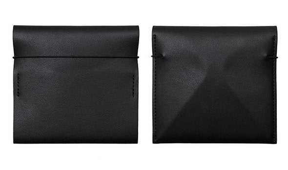 【カード収納付】”FLIP UP WALLET plus” ブラック