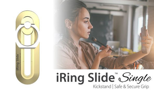 ワイヤレス充電可能  iRing Slide single ゴールド