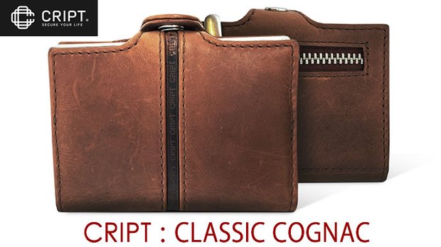 『財布を超えた財布CRIPT』 CLASSIC COGNAC