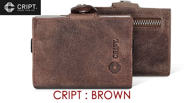 『財布を超えた財布CRIPT』 BROWN