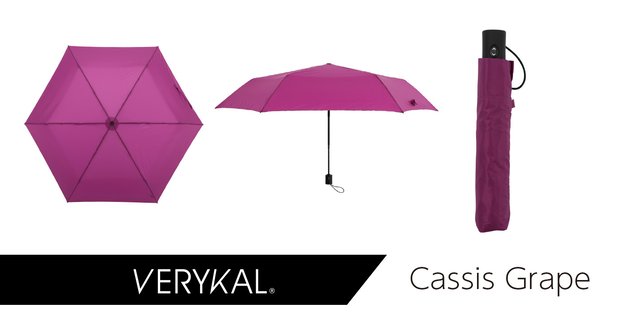 世界最軽量級 164g！軽すぎる自動開閉の傘『ベリカル』CassisGrape
