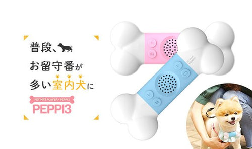【ブルー】愛犬用 音楽プレイヤーPEPPI3（ペッピー3）